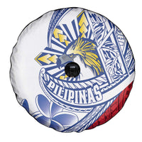 Philippines Eagle Sun Spare Tire Cover Filipino Agila Polynesian Tattoo Flag Color
