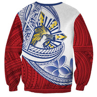 Philippines Eagle Sun Sweatshirt Filipino Agila Polynesian Tattoo Flag Color