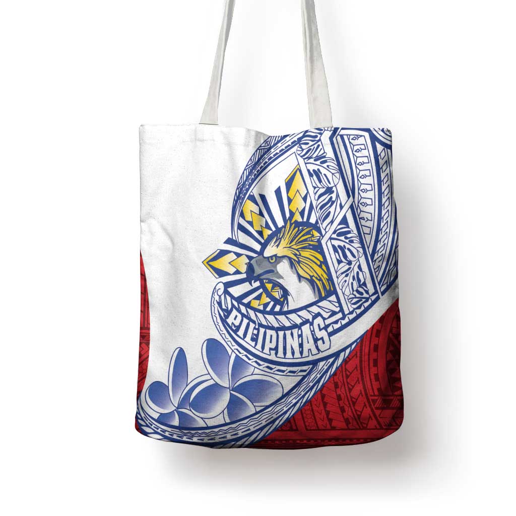 Philippines Eagle Sun Tote Bag Filipino Agila Polynesian Tattoo Flag Color LT14 - Polynesian Pride