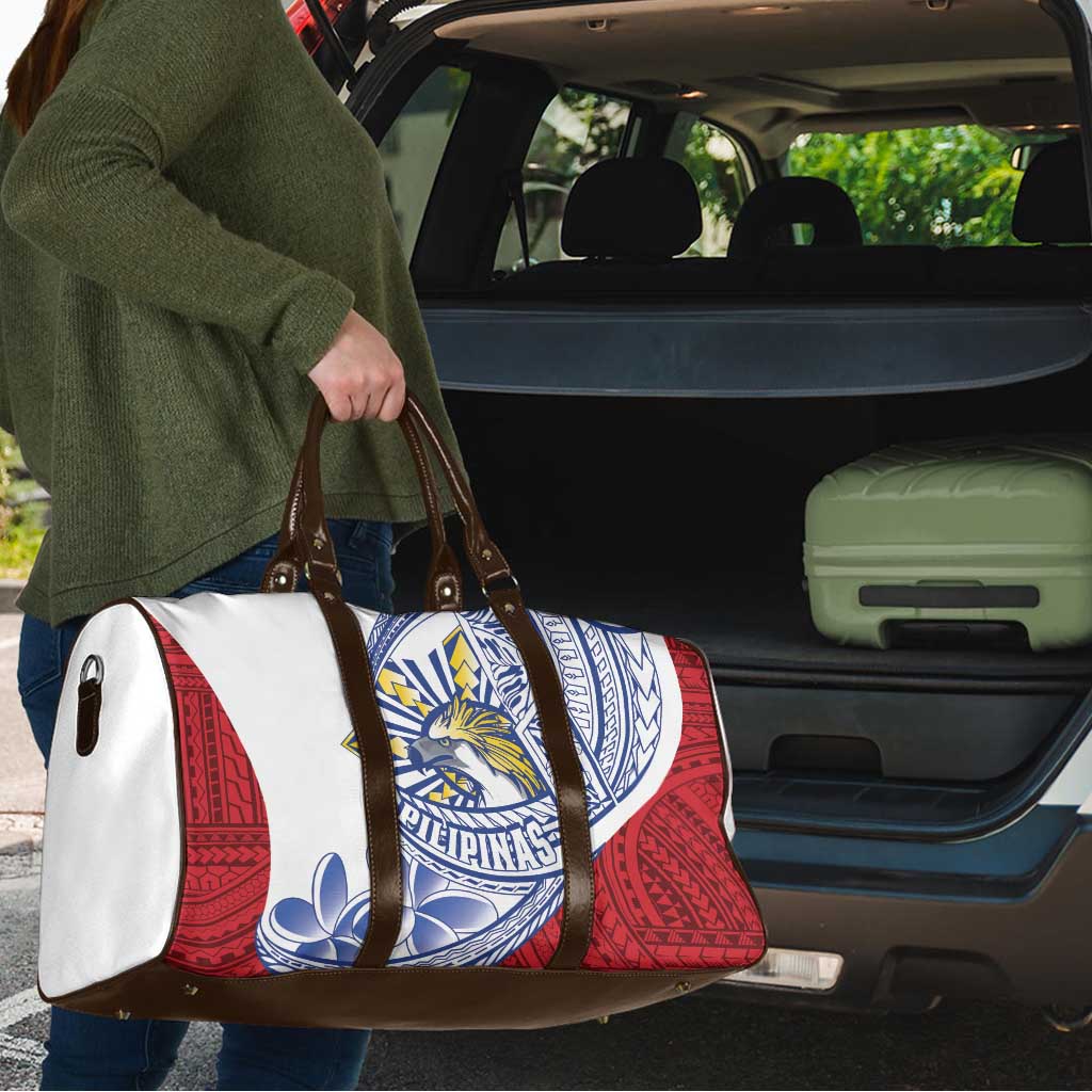 Philippines Eagle Sun Travel Bag Filipino Agila Polynesian Tattoo Flag Color