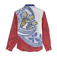 Philippines Eagle Sun Women Casual Shirt Filipino Agila Polynesian Tattoo Flag Color