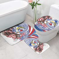 Filipino American History Month Bathroom Set Philippines Agila USA Eagle Mix Flag