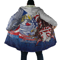 Filipino American History Month Cloak Philippines Agila USA Eagle Mix Flag LT14 - Polynesian Pride