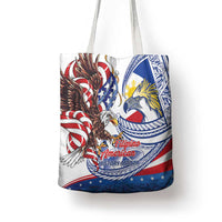 Filipino American History Month Tote Bag Philippines Agila USA Eagle Mix Flag