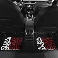 Personalised Aotearoa Bulldog Car Mats New Zealand Maori Taniko Art