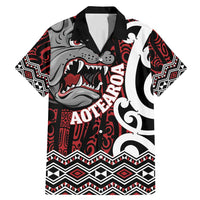 Personalised Aotearoa Bulldog Family Matching Mermaid Dress and Hawaiian Shirt New Zealand Maori Taniko Art