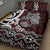 Personalised Aotearoa Bulldog Quilt Bed Set New Zealand Maori Taniko Art