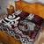 Personalised Aotearoa Bulldog Quilt Bed Set New Zealand Maori Taniko Art