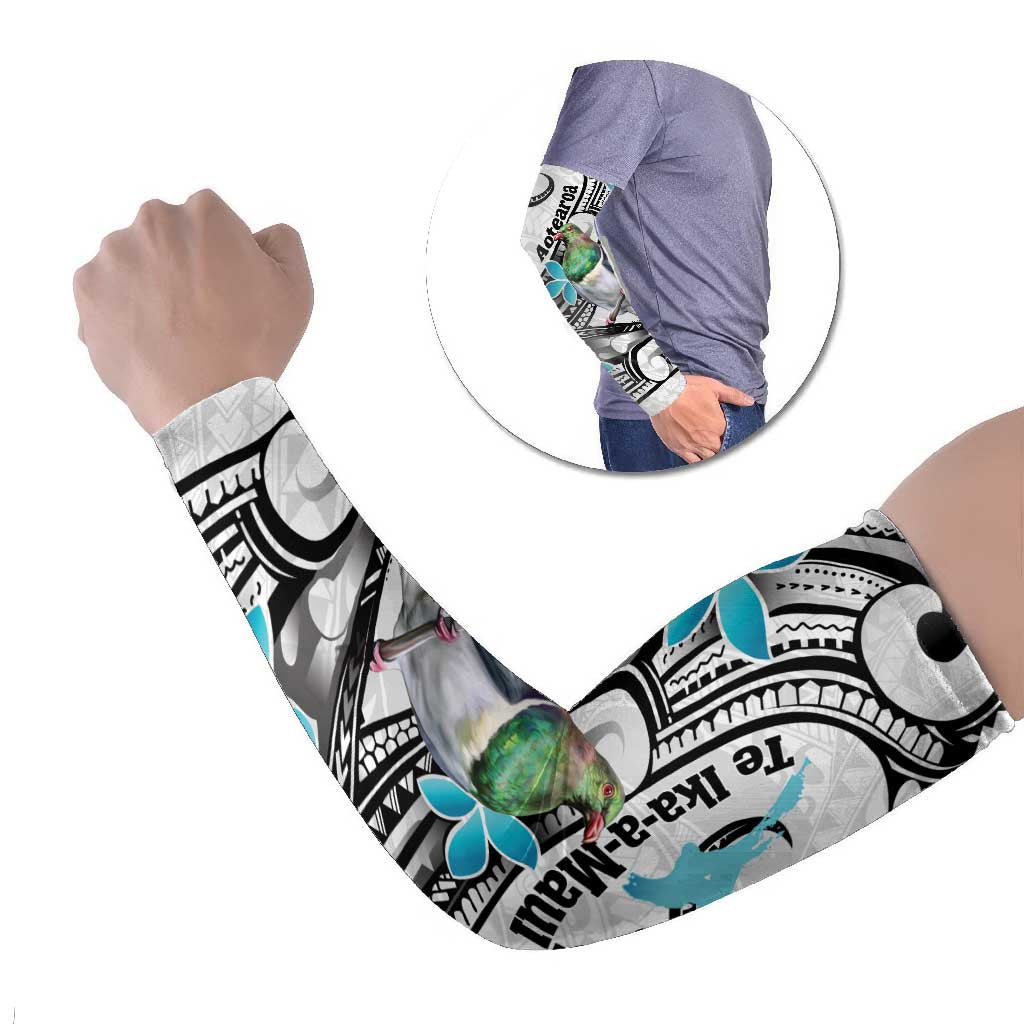 Aotearoa Te Ika-a-Maui Arm Sleeves South Island Kekeru Maori Koru - Polynesian Pride