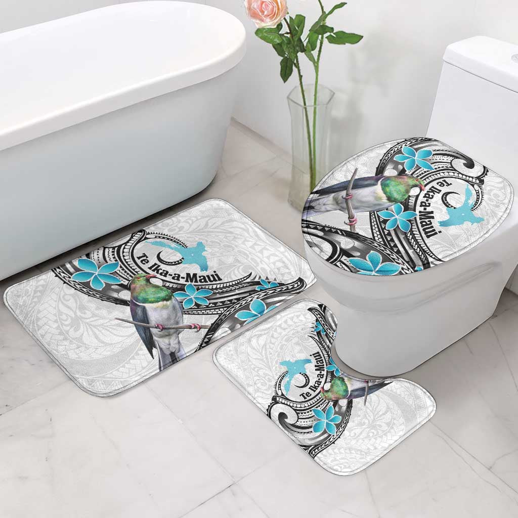 Aotearoa Te Ika-a-Maui Bathroom Set South Island Kekeru Maori Koru - Polynesian Pride