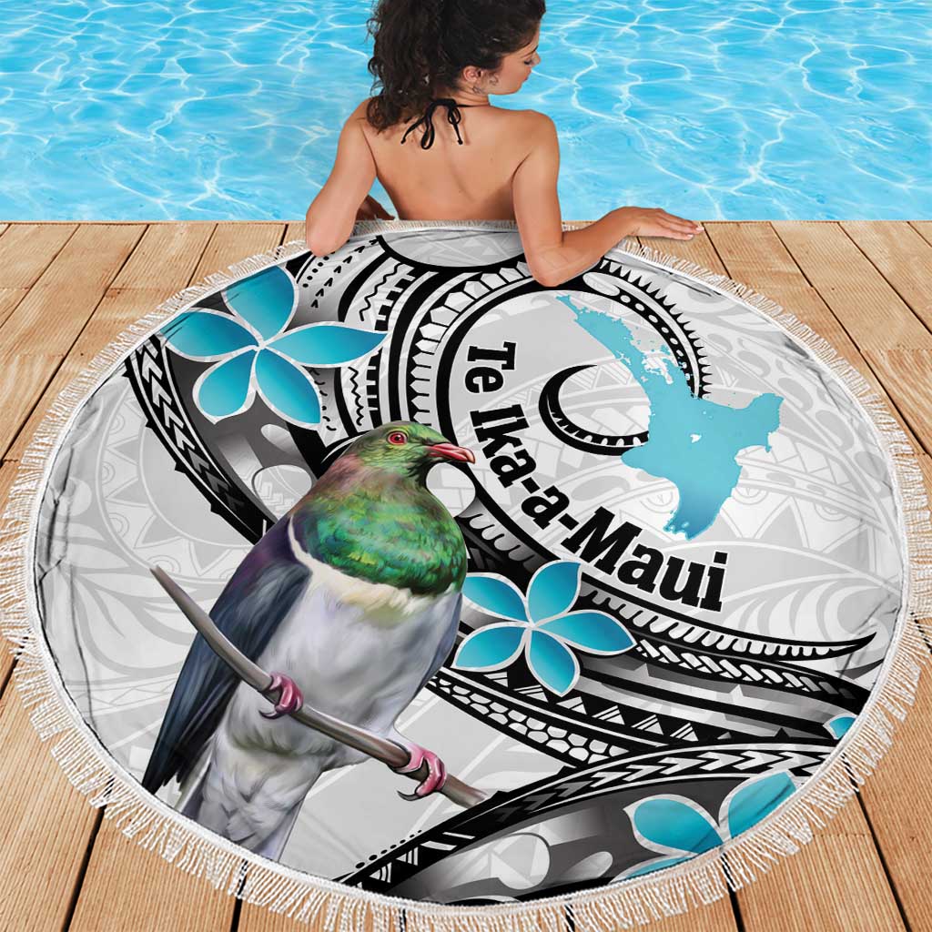 Aotearoa Te Ika-a-Maui Beach Blanket South Island Kekeru Maori Koru