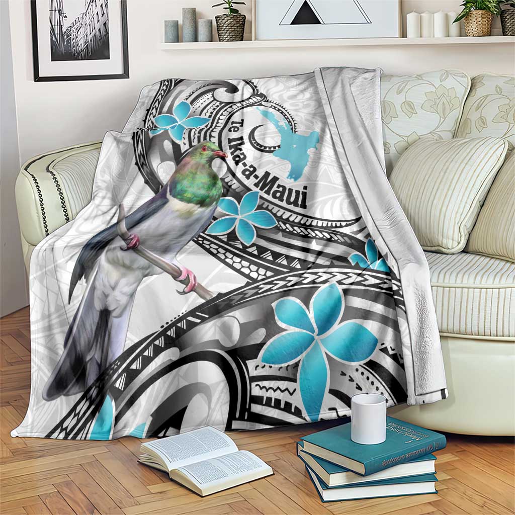 Aotearoa Te Ika-a-Maui Blanket South Island Kekeru Maori Koru
