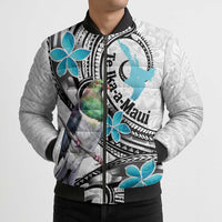 Aotearoa Te Ika-a-Maui Bomber Puffer Jacket South Island Kekeru Maori Koru - Polynesian Pride