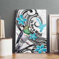 Aotearoa Te Ika-a-Maui Canvas Wall Art South Island Kekeru Maori Koru