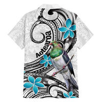 Aotearoa Te Ika-a-Maui Family Matching Puletasi and Hawaiian Shirt South Island Kekeru Maori Koru