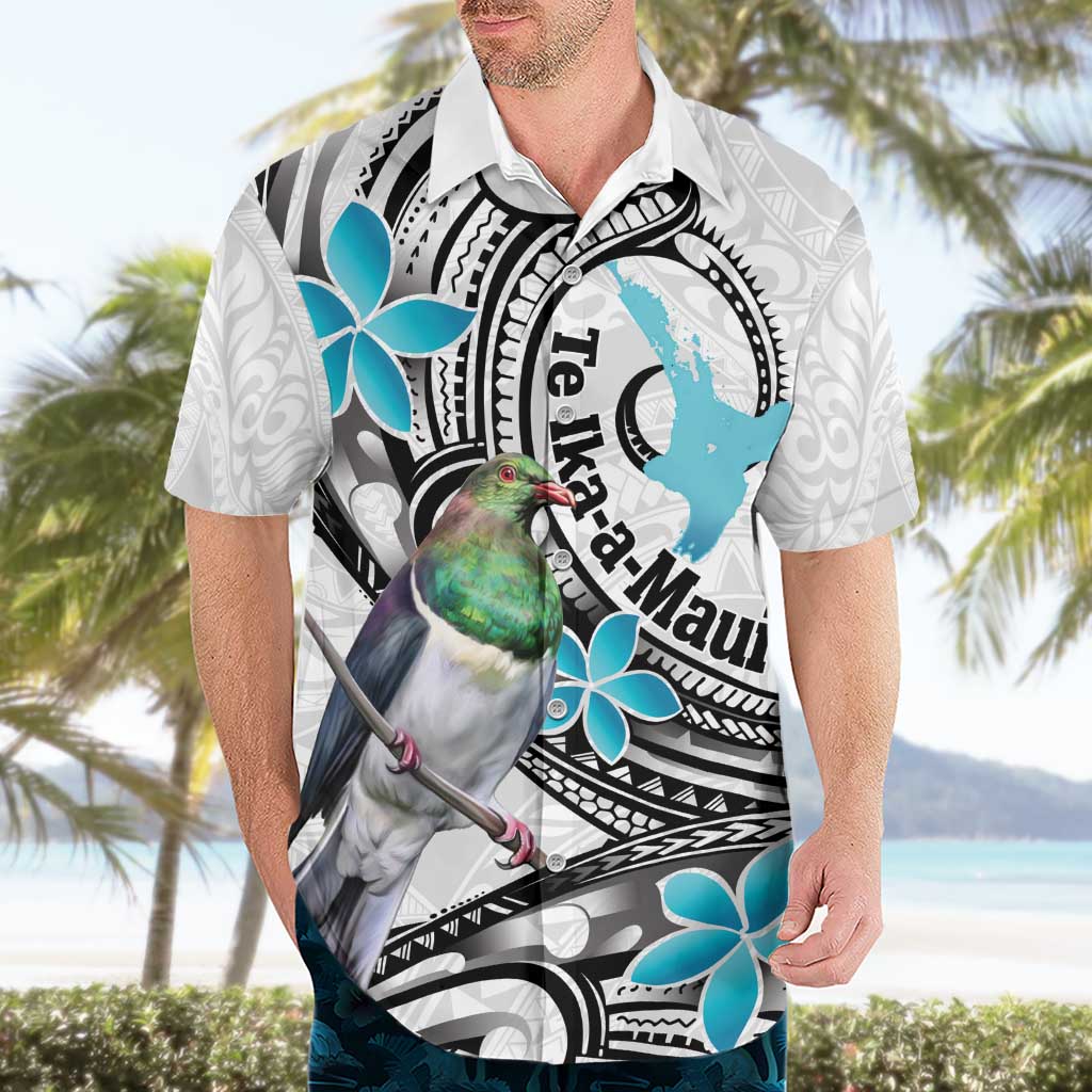 Aotearoa Te Ika-a-Maui Hawaiian Shirt South Island Kekeru Maori Koru