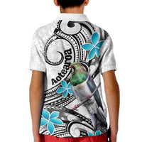 Aotearoa Te Ika-a-Maui Kid Polo Shirt South Island Kekeru Maori Koru LT14 - Polynesian Pride