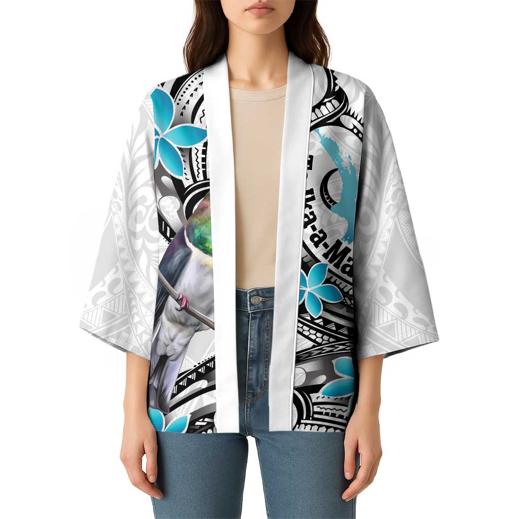 Aotearoa Te Ika-a-Maui Kimono South Island Kekeru Maori Koru - Polynesian Pride