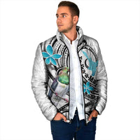 Aotearoa Te Ika-a-Maui Padded Jacket South Island Kekeru Maori Koru - Polynesian Pride