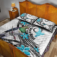 Aotearoa Te Ika-a-Maui Quilt Bed Set South Island Kekeru Maori Koru