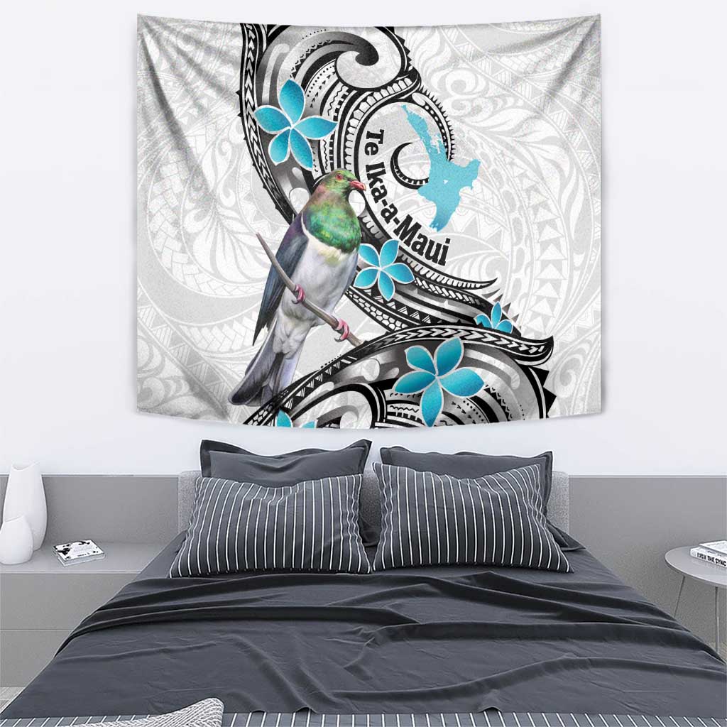Aotearoa Te Ika-a-Maui Tapestry South Island Kekeru Maori Koru LT14 - Polynesian Pride