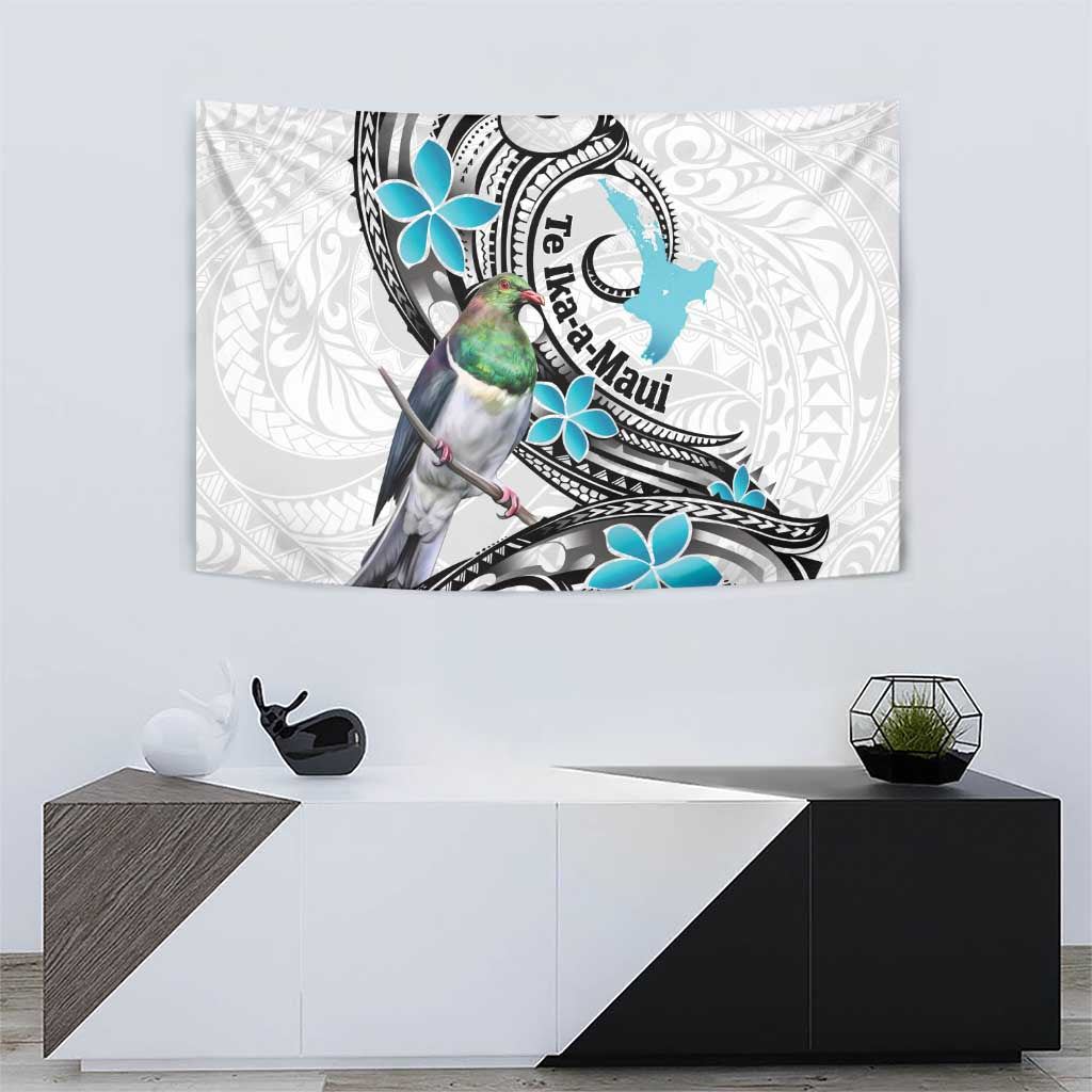 Aotearoa Te Ika-a-Maui Tapestry South Island Kekeru Maori Koru LT14 - Polynesian Pride