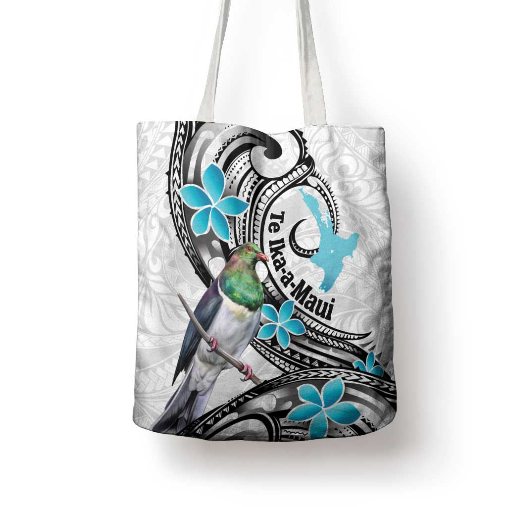 Aotearoa Te Ika-a-Maui Tote Bag South Island Kekeru Maori Koru - Polynesian Pride