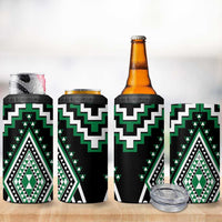 Green Aotearoa Taniko Poutama Patikitiki 4 in 1 Can Cooler Tumbler