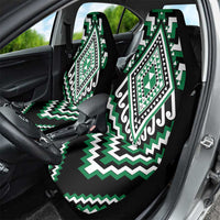 Green Aotearoa Taniko Poutama Patikitiki Car Seat Cover