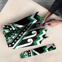 Green New Zealand Taniko Poutama Patikitiki Umbrella - Polynesian Pride