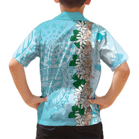 Cook Islands Tiare Maori With Conch Shell Hawaiian Shirt Pasifika Fest Polynesian Tattoo Turquoise