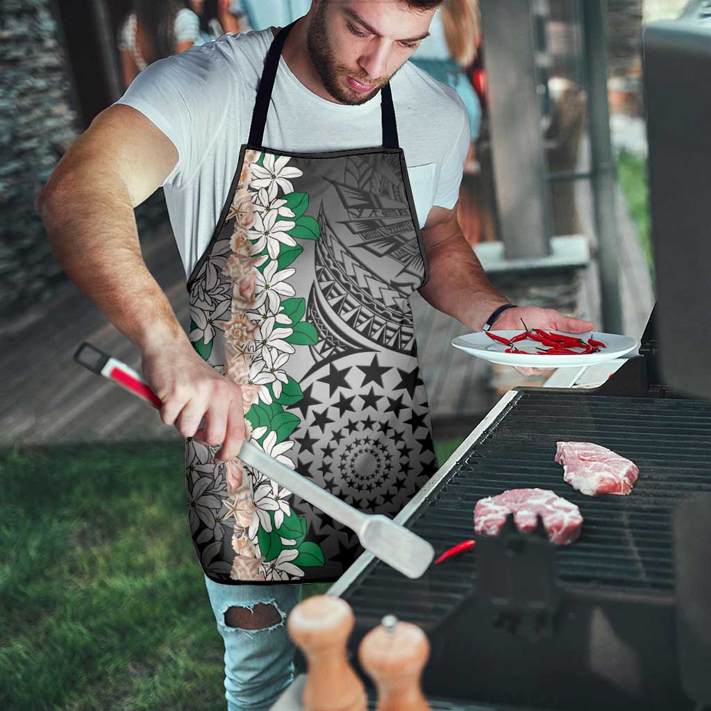 Cook Islands Tiare Maori With Conch Shell Apron Pasifika Fest Polynesian Tattoo Black