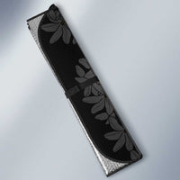 Cook Islands Tiare Maori With Conch Shell Auto Sun Shade Pasifika Fest Polynesian Tattoo Black