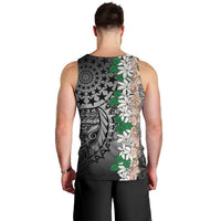 Cook Islands Tiare Maori With Conch Shell Men Tank Top Pasifika Fest Polynesian Tattoo Black