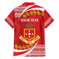 Personalised Kolisi Tonga College Atele Family Matching Puletasi and Hawaiian Shirt Mate Maa Tonga 142 Years Anniversary