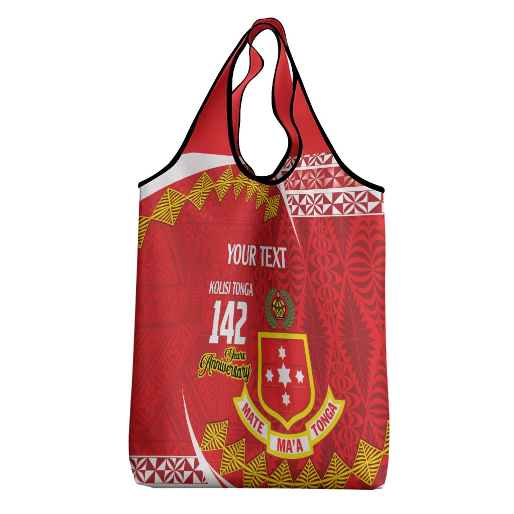 Personalised Kolisi Tonga College Atele Grocery Bag Mate Maa Tonga 142 Years Anniversary