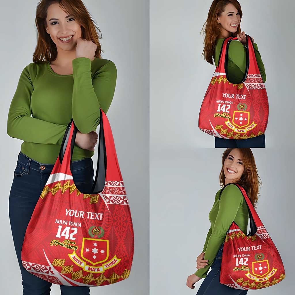 Personalised Kolisi Tonga College Atele Grocery Bag Mate Maa Tonga 142 Years Anniversary