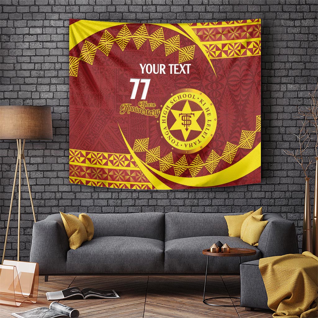 Personalised Tonga High School Tapestry Happy 77 Years Anniversary