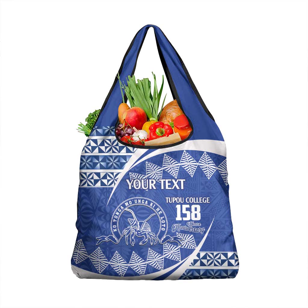 Personalised Tonga Tupou College Toloa Grocery Bag Happy 158 Years Anniversary