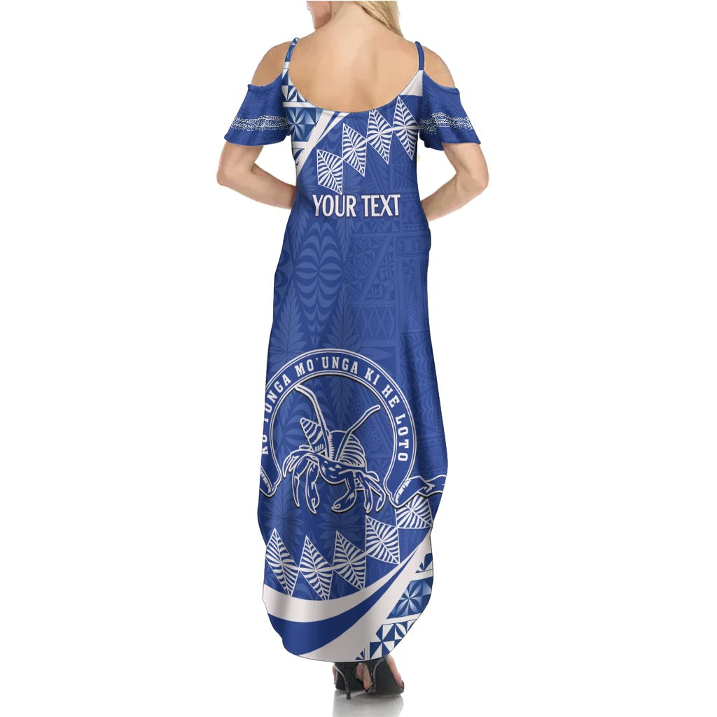 Personalised Tonga Tupou College Toloa Summer Maxi Dress Happy 158 Years Anniversary