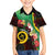 Long God Yumi Stanap Vanuatu Kid Hawaiian Shirt Tropical Flowers Aboriginal Pattern