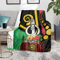 Tamtam Drum Vanuatu Blanket Boar Tusk Aboriginal Flag Style