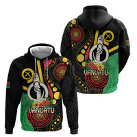 Tamtam Drum Vanuatu Hoodie Boar Tusk Aboriginal Flag Style
