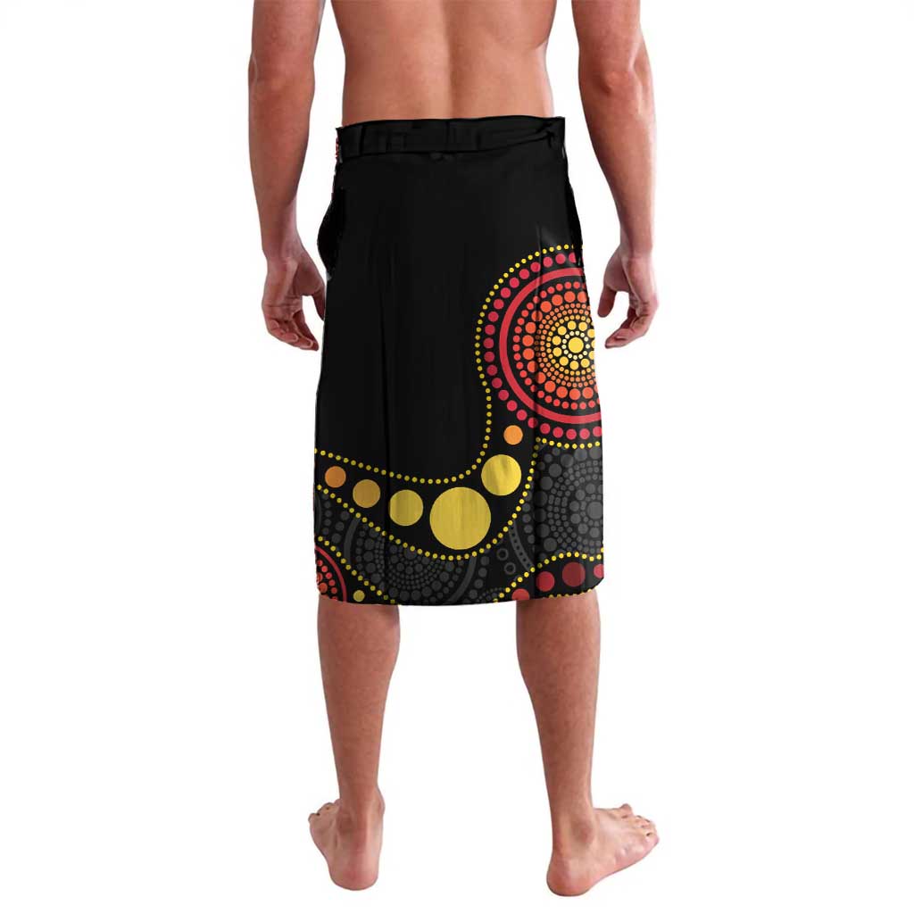 Tamtam Drum Vanuatu Lavalava Boar Tusk Aboriginal Flag Style