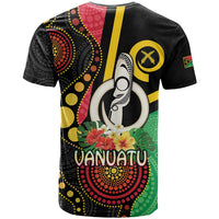 Tamtam Drum Vanuatu T Shirt Boar Tusk Aboriginal Flag Style
