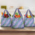 Hawaii Jade Vine Lei Grocery Bag Aloha Palaka Motif - Purple - Polynesian Pride