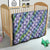 Hawaii Jade Vine Lei Quilt Aloha Palaka Motif - Purple - Polynesian Pride