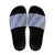 Hawaii Jade Vine Lei Slide Sandals Aloha Palaka Motif - Purple - Polynesian Pride