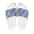 Hawaii Jade Vine Lei Slide Sandals Aloha Palaka Motif - Purple - Polynesian Pride