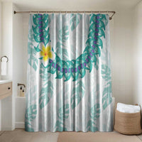 Jade Vine Lei Hawaii Bathroom Set Aloha Seamless Tropical Leaves - Polynesian Pride